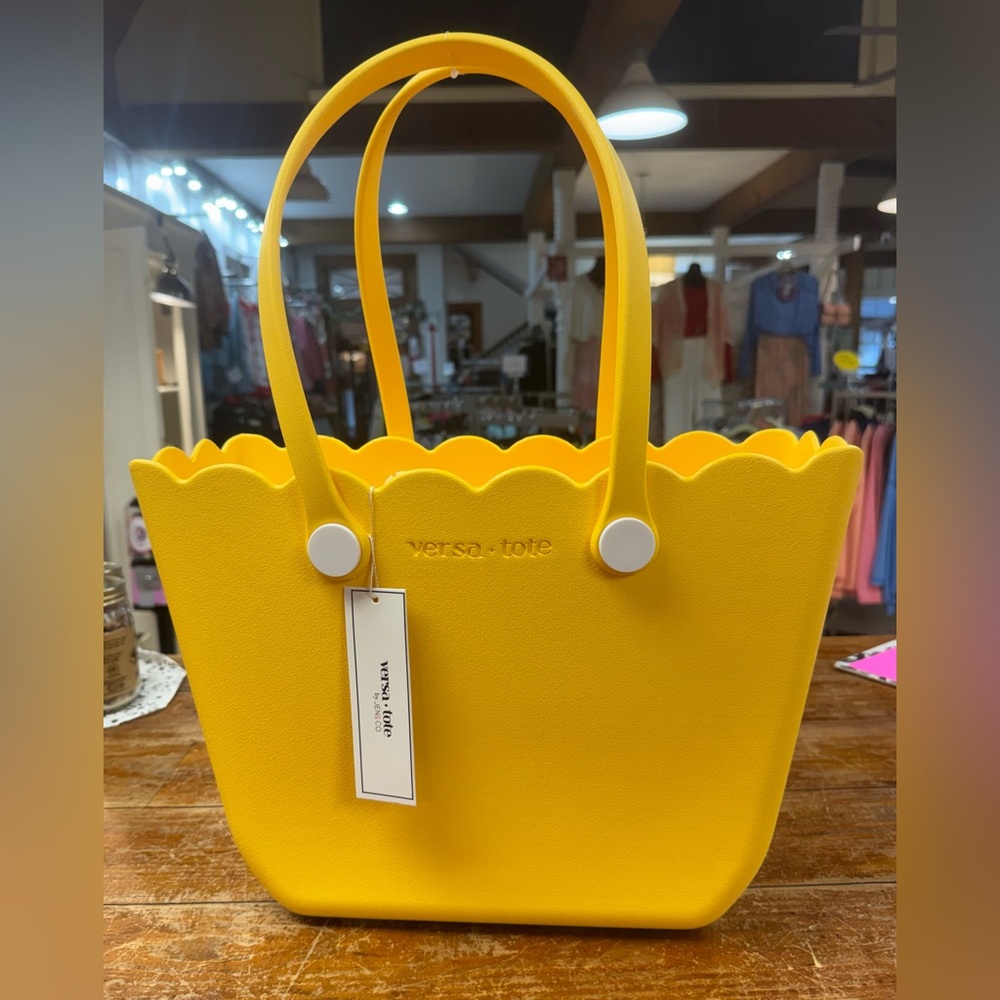Yellow Women’s Rubber Tote Bag